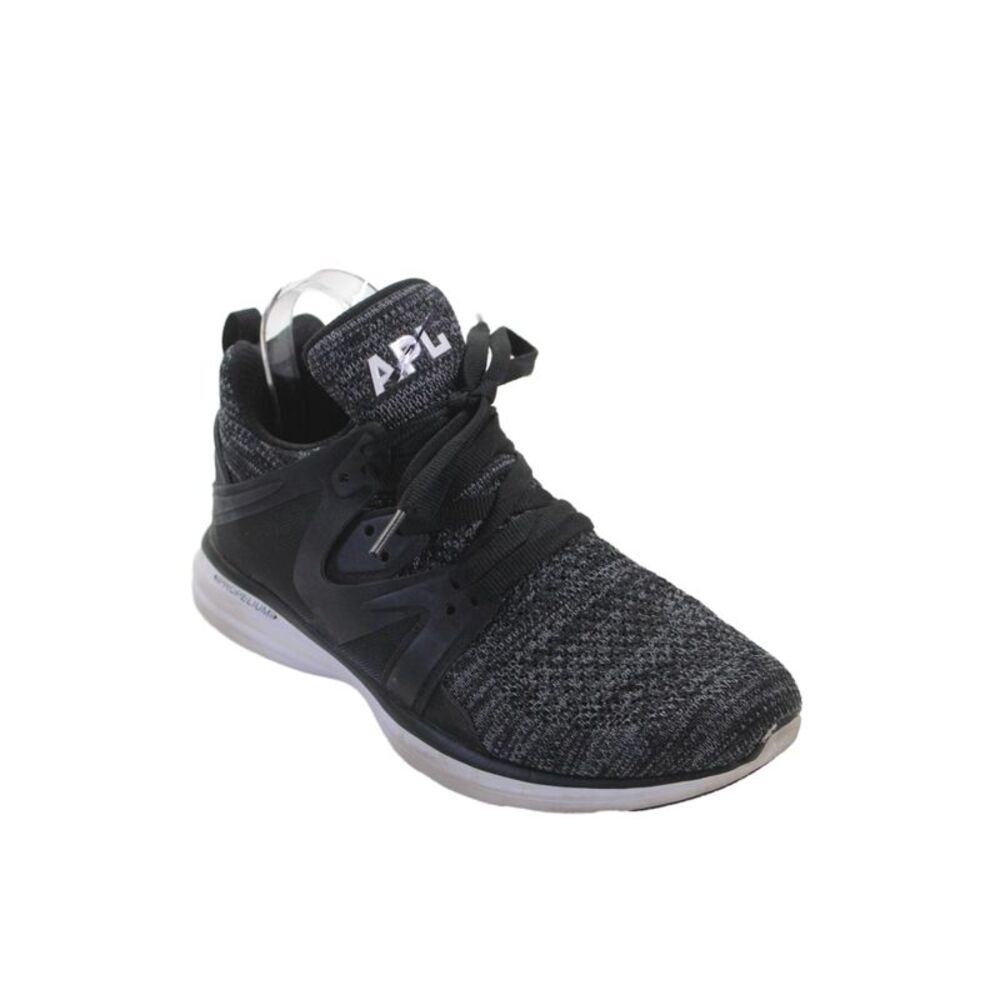 APL Womens Ascend Lace Up Athletic Sneakers Black White Size 7.5